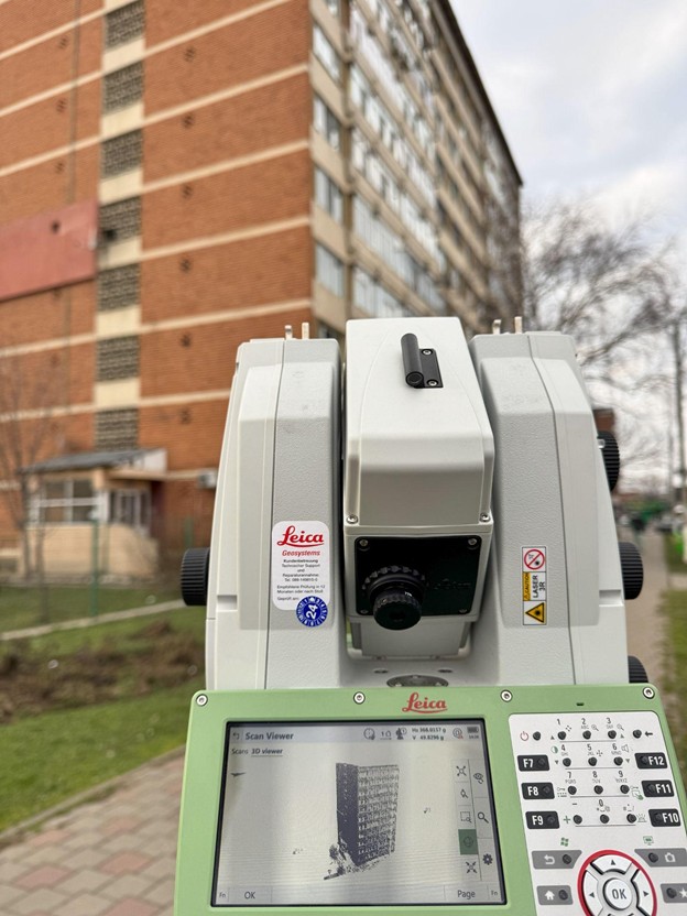 Laser scanning and geophysical survey equipment used by INFP